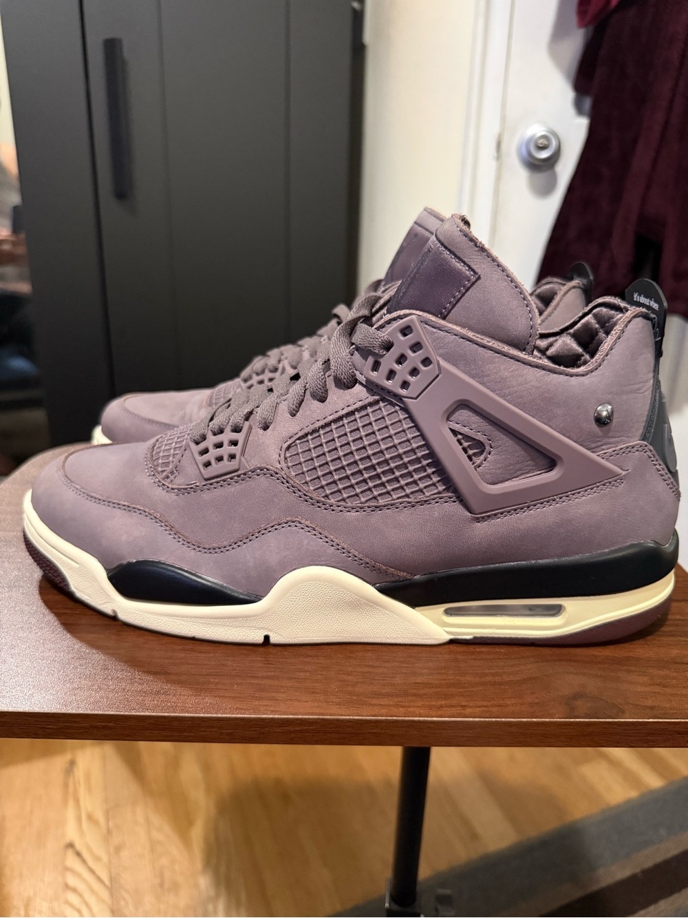 Men's Purple High-Top Athletic Sneakers